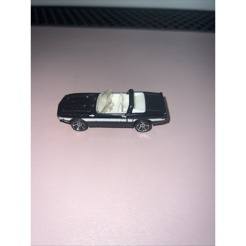 Hot Wheels 1969 Ford Mustang Shelby GT-500 Black‎ Convert Diecast USEDNMCond